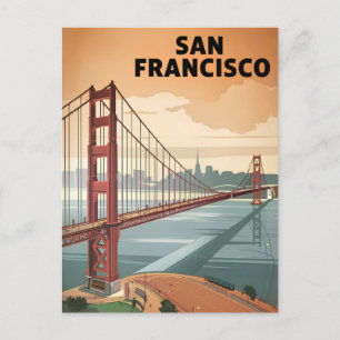 San Francisco USA vintage Postcard
