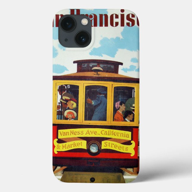 San Francisco USA Vintage Travel cases (Back)