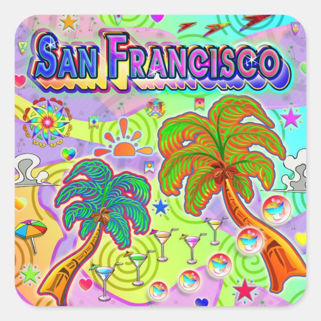 San Francisco Vacation Target Sticker (Front)