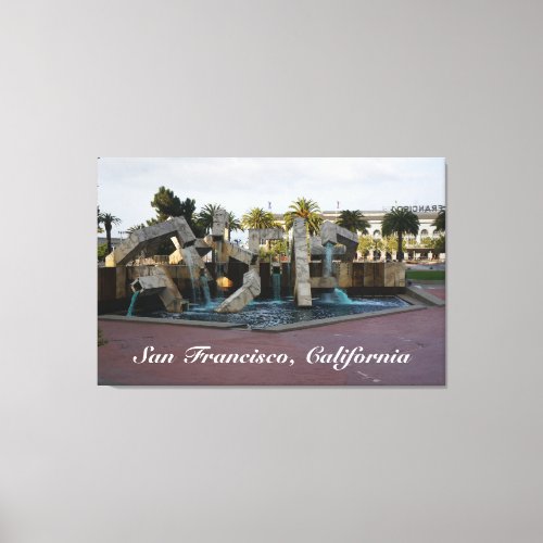 San Francisco Vaillancourt Fountain 2 Canvas