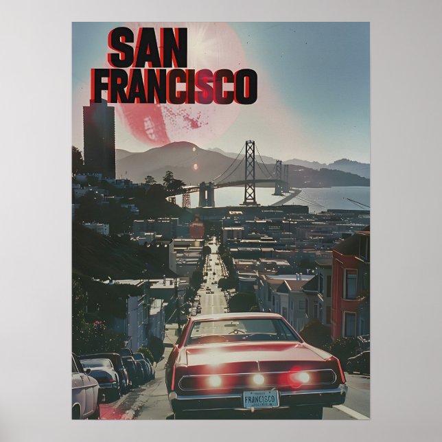 San Francisco Vintage Art Poster (Front)