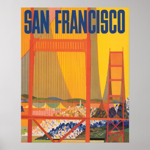 San Francisco Vintage Poster