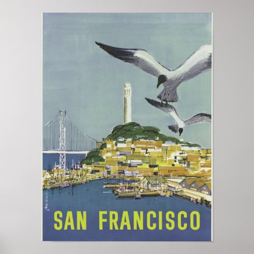 San Francisco Vintage Poster