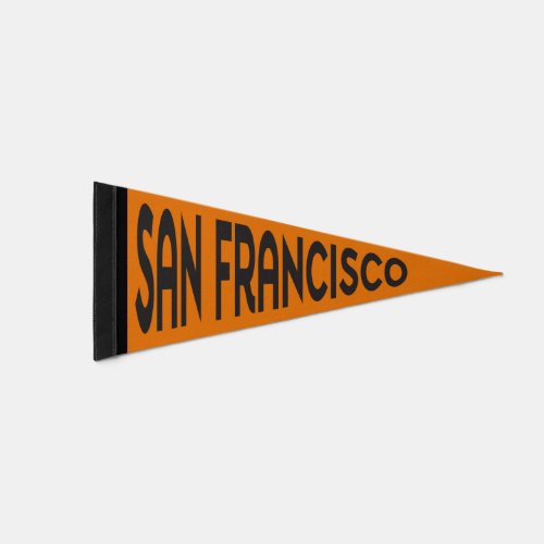 San Francisco Vintage Sports Pennant Flag