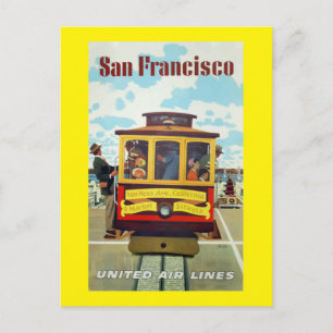 San Francisco Vintage travel Postcard