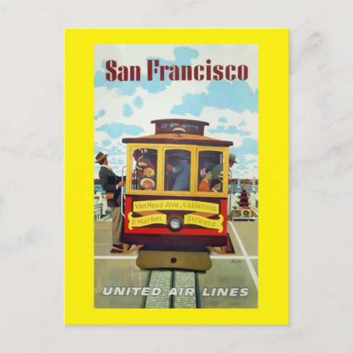 San Francisco  Vintage travel Postcard