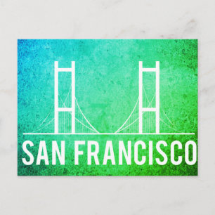 San Francisco Vintage Travel Tourism Add Postcard