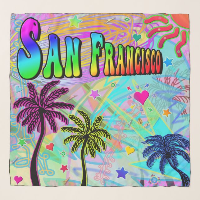 San Francisco Vivid Romance Scarf (Front)