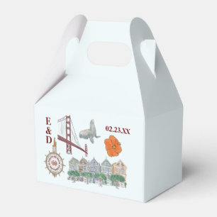 San Francisco Wedding Favor Boxes