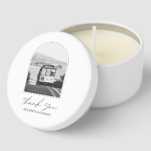 San Francisco Wedding Favor Thank You Mini Candle Favors