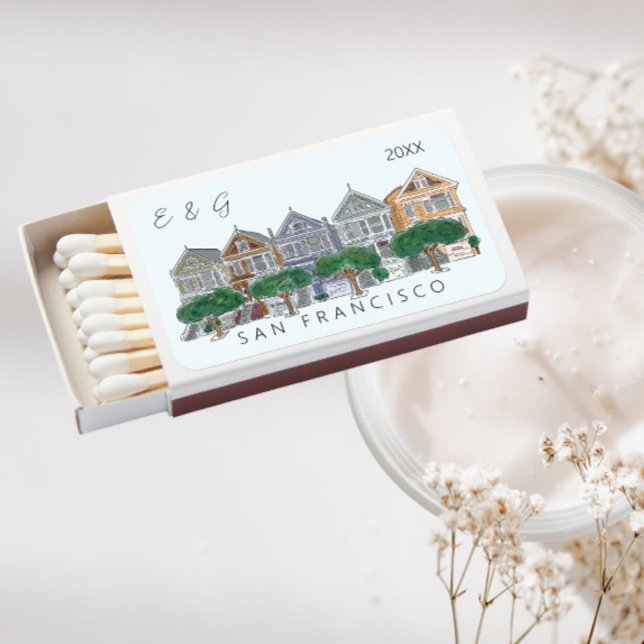 San Francisco Wedding Matchboxes (Creator Uploaded)