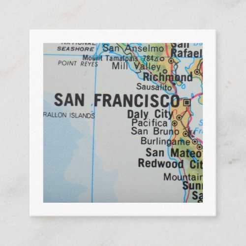 San Francisco Weve Moved New Address Card