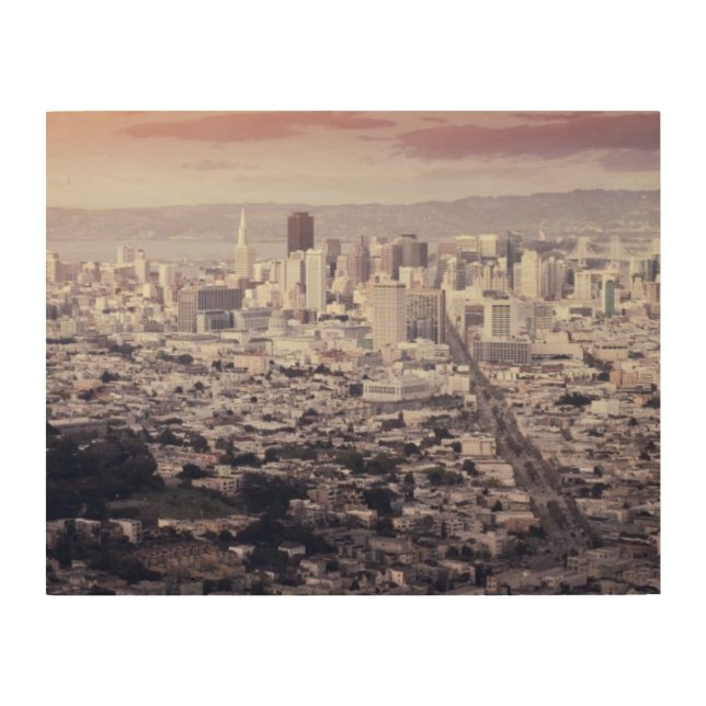 San Francisco Wood Wall Decor (Front)