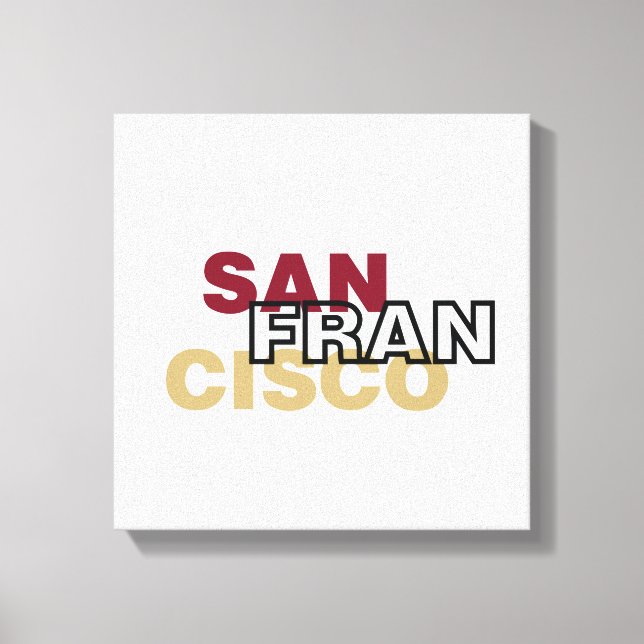 San Francisco Wrapped Canvas Print (Front)