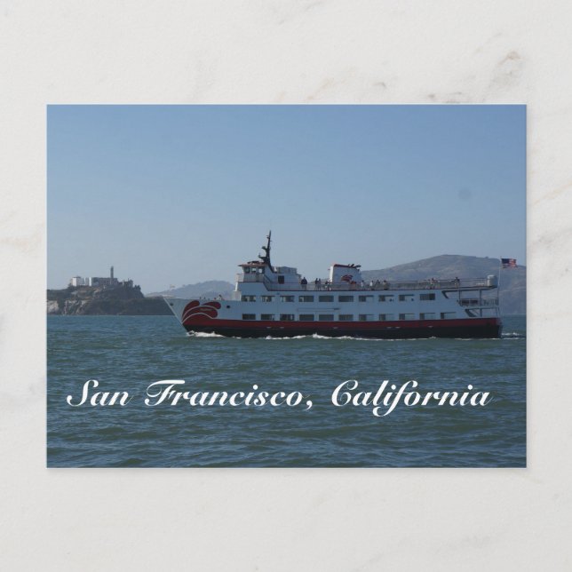 San Francisco Zalophus Ship Postcard (Front)
