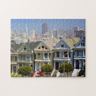 San Francisco's Famous Painted Ladies Jigsaw Puzzle