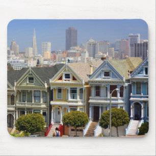 San Francisco's Famous Painted Ladies Mouse Pad