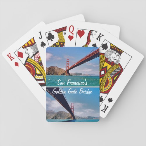 San Franciscos Golden Gate Bridge Playing Cards