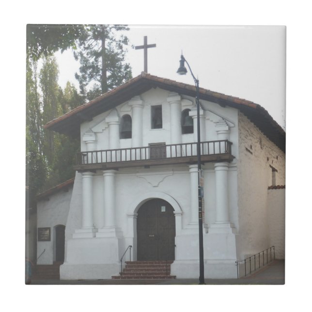 San Francisco's Mission Dolores Ceramic Tile (Front)