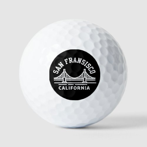 San Fransisco California  Golf Balls