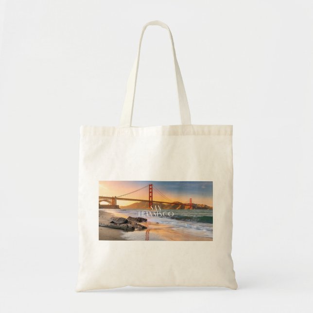San Fransisco Golden Gate Bridge Tote Bag (Front)