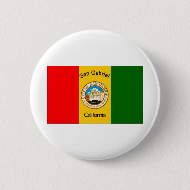 San Gabriel California Button (Front)