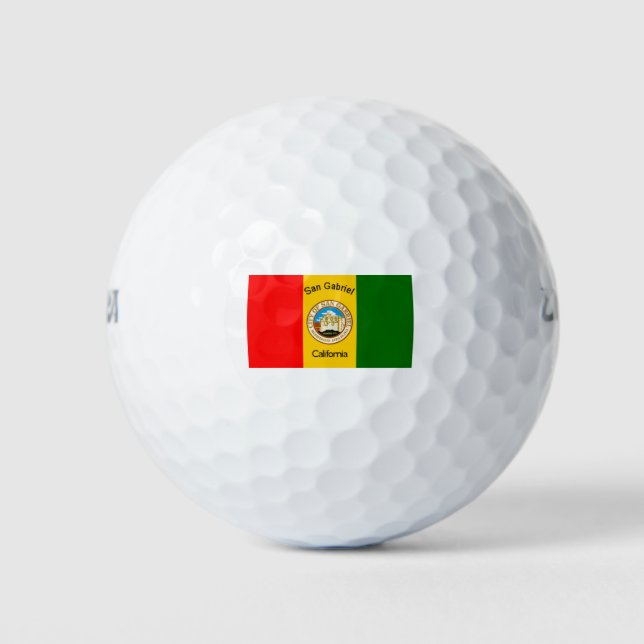 San Gabriel California Golf Balls (Front)