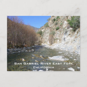 San Gabriel River East Fork Postcard! Postcard