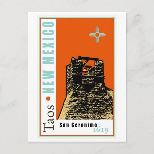 San Geronimo Church Postcard