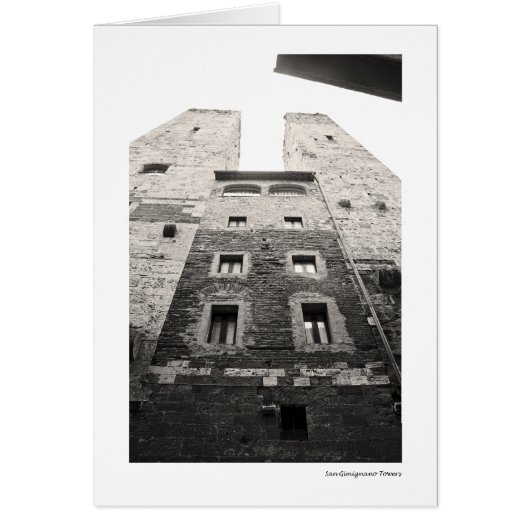 San Gimignano Towers Cards (Front)