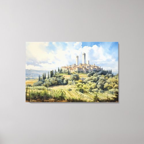San Gimignano Tuscany _ Italy Canvas Print