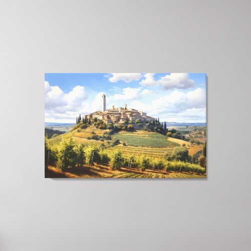 San Gimignano Tuscany _ Italy Canvas Print