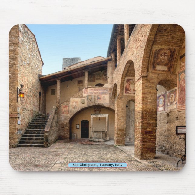 San Gimignano, Tuscany, Italy Mouse Pad (Front)