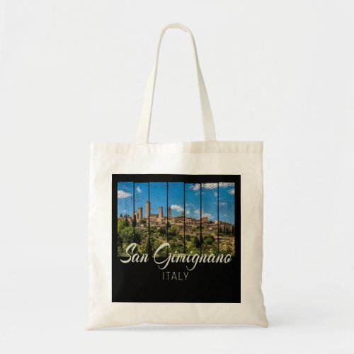 San Gimignano Tuscany Italy Panoramic View Tote Bag