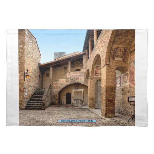 San Gimignano, Tuscany, Italy Placemat (Front)