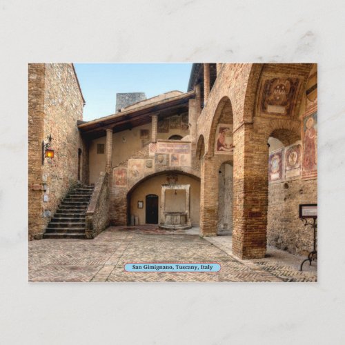 San Gimignano Tuscany Italy Postcard