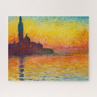 San Giorgio Maggiore at Dusk  Claude Monet Jigsaw Puzzle
