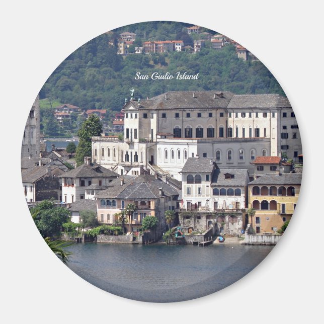 San Giulio Island (Isola San Giulio) Magnet (Front)
