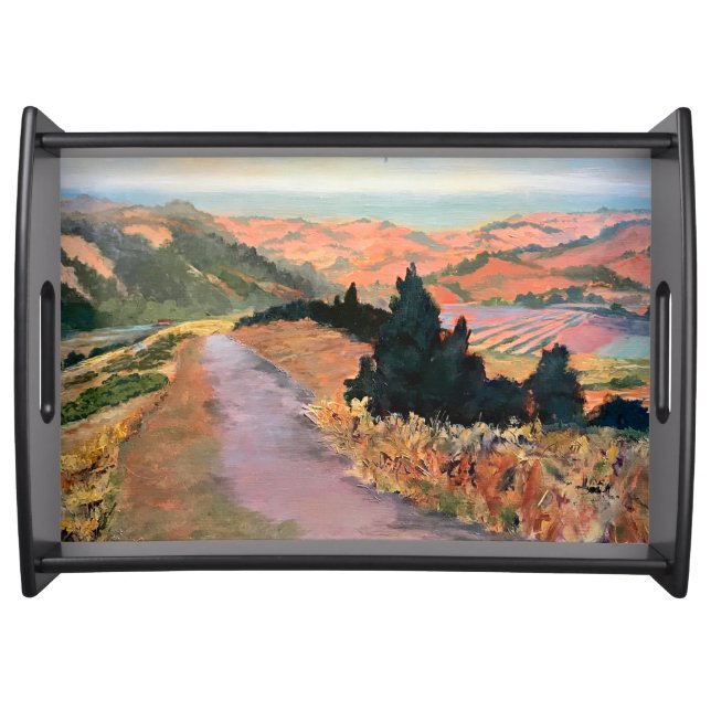 San Gregorio Clearing Fog Serving Tray (Front)
