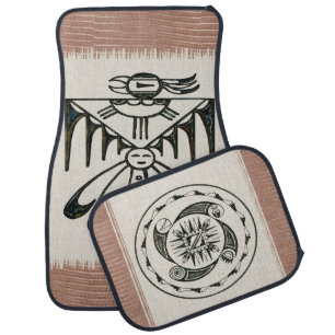 San Ildefonso Native American Car Floor Mat
