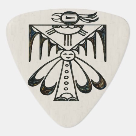 San Ildefonso Native American Guitar Pick