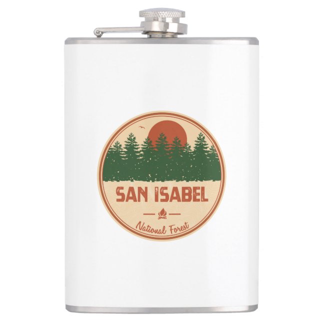 San Isabel National Forest Flask (Front)