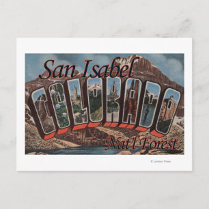 San Isabel Nat'l Forest, Colorado Postcard