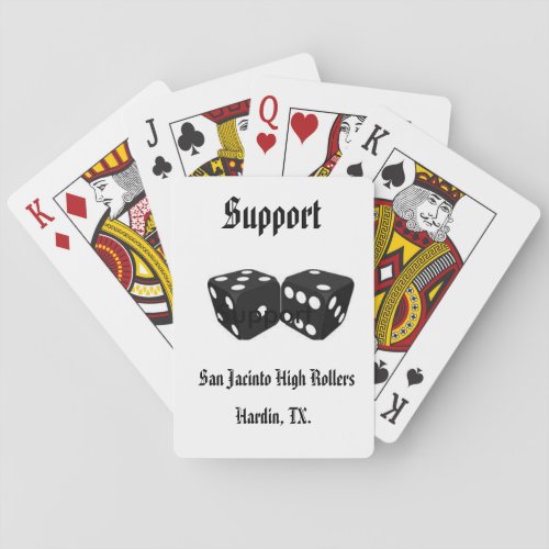 San Jacinto High Roller Support Plying Cards