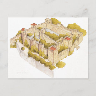 San Jorge castle. Lisboa Portugal Postcard