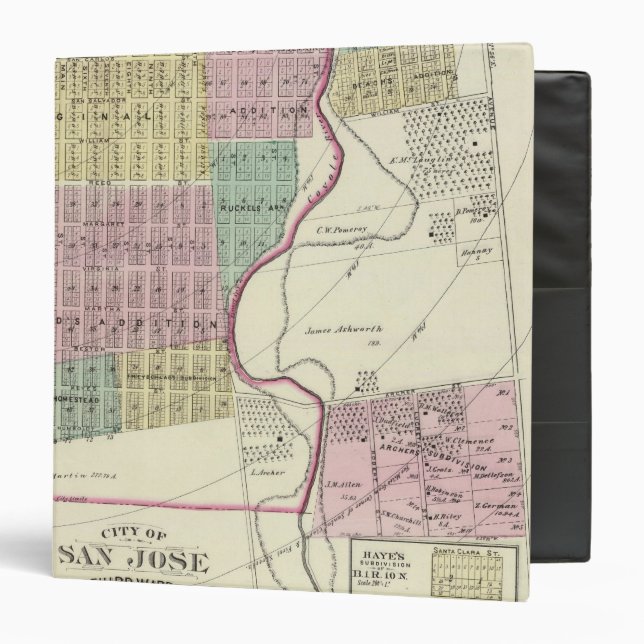 San Jose 3rd ward 3 Ring Binder (Front/Inside)