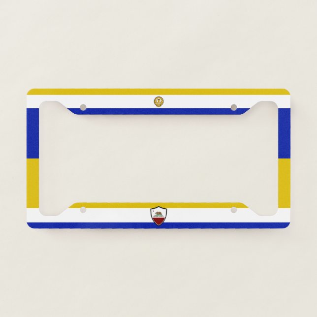 San Jose (California) city flag  License Plate Frame (Front)