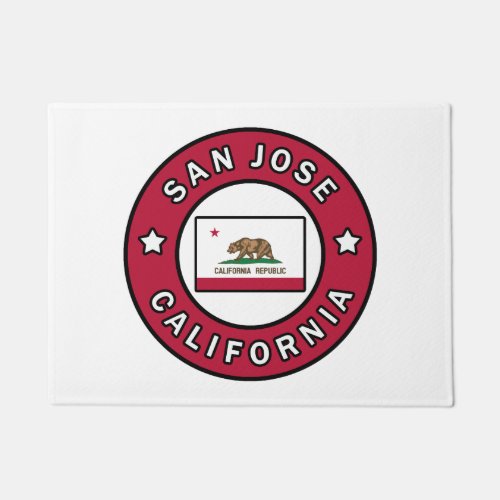 San Jose California Doormat
