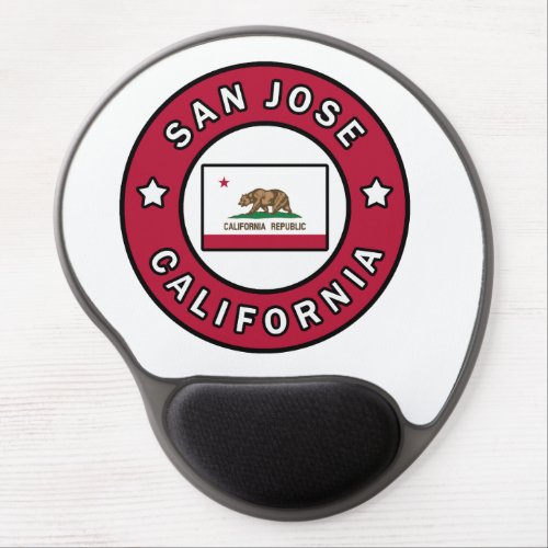 San Jose California Gel Mouse Pad