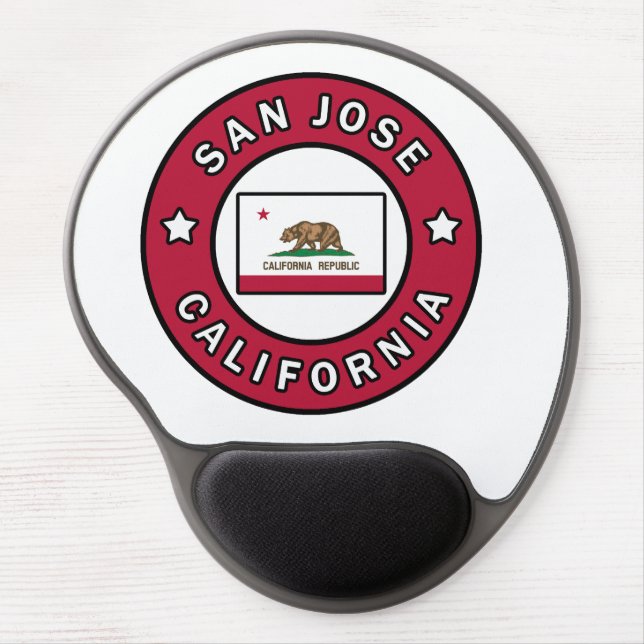 San Jose California Gel Mouse Pad (Front)